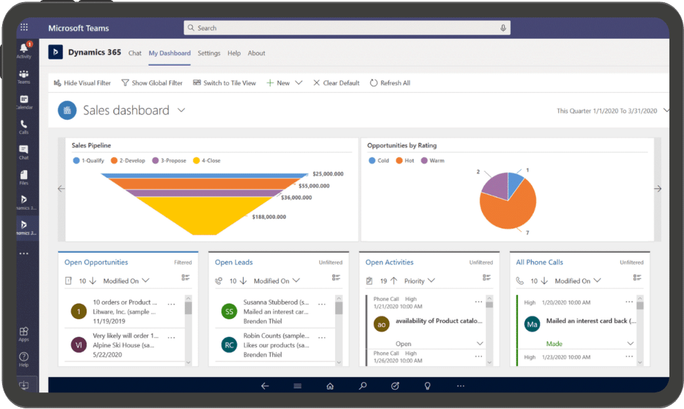 Microsoft Dynamics 365 Project Operations Screenshot Vertragsmanagement