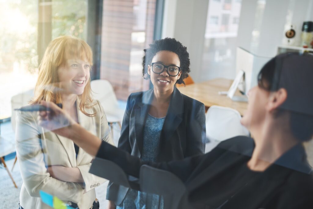 Business Women Discussion