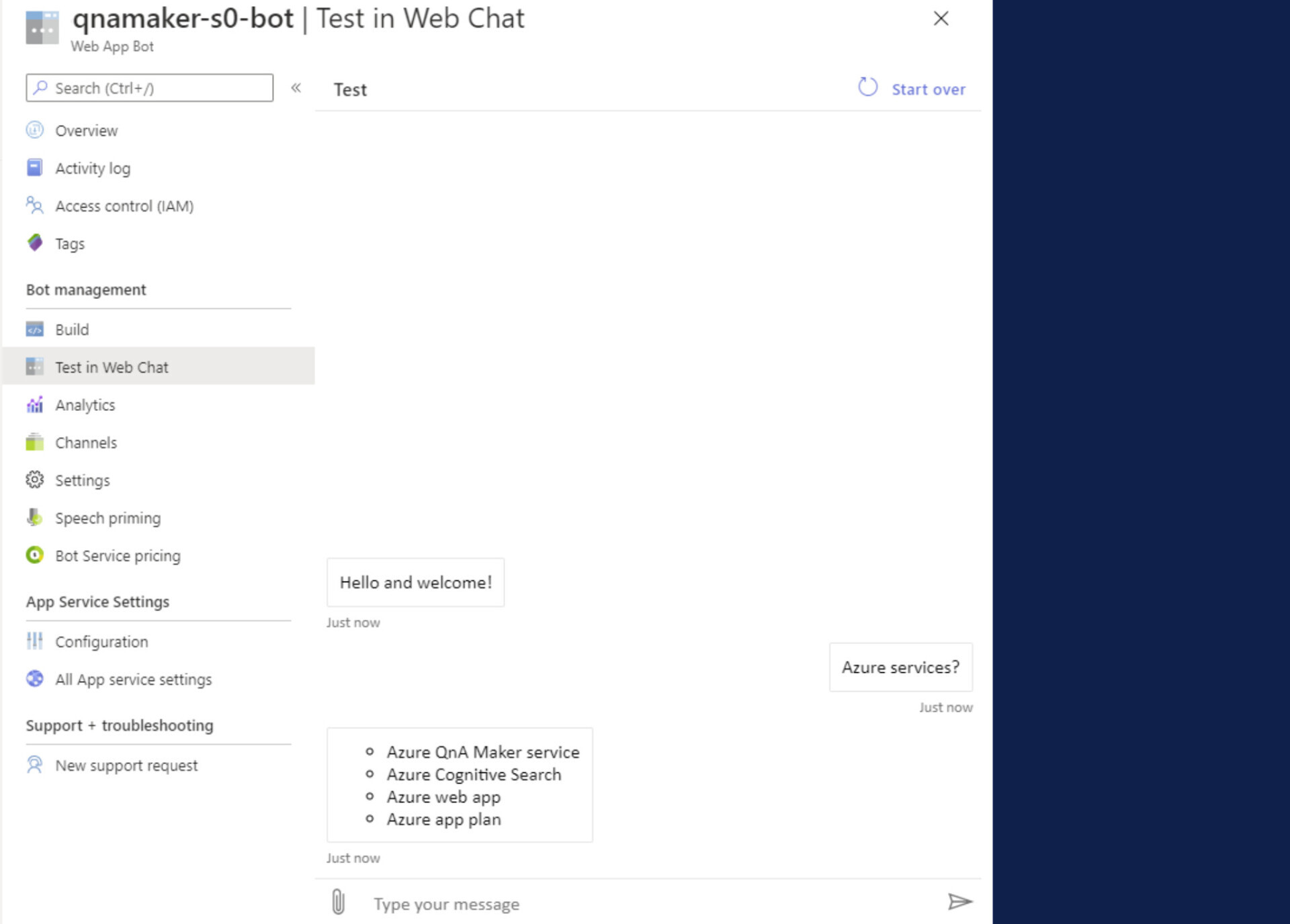 Azure Bot Services